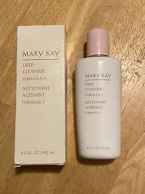 Mary Kay Deep Cleanser Formula 3 1059 6.5 Oz For Oily Skin Discontinued • $17