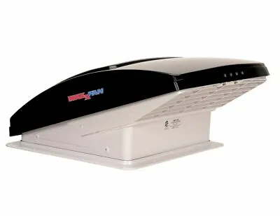 Maxx Air MaxxFan Vent Fan Deluxe 10 Speed With Thermostat Remote 7500K Smoke • $346