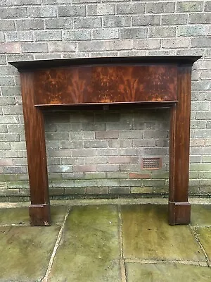 Mahogany Flame Fire Surround (1920s/ 1930s); Good Condition. • £50