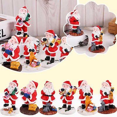 Christmas Decorations Figurines Santa Claus Resin Desktop Ornament Santa Claus • $23.77