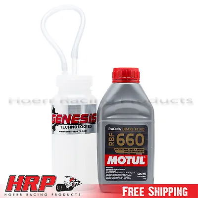 Brake Bleeding Kit With Magnet Mount Bleeder Bottle And Motul RBF 660 • $32.99