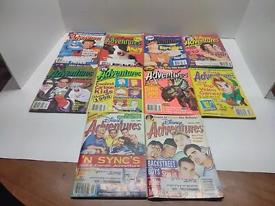 Disney Adventures Lot Of 10 96-99 Robin Williams NSYNC Pokemon Zelda Simpsons • $33.99