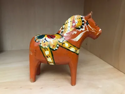 Vintage Dala Horse Swedish Folk Art C1940s • £36.90