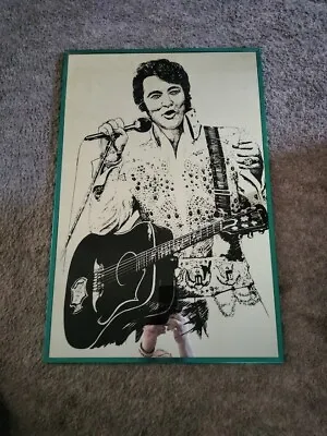 Elvis Presley Mirrored Picture 20x30 RARE • $175