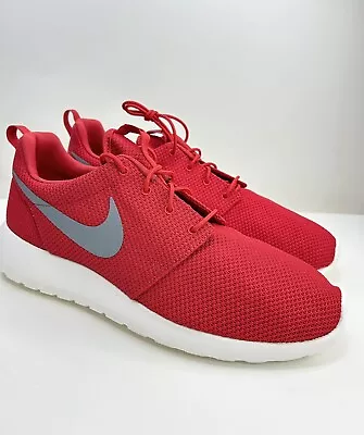 NEW Nike Roshe Run Low Men's Multi Size Red/White 511881 601 Fast Ship • $49.99