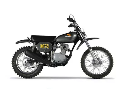 LICENSED HONDA VINTAGE 1974 XR75 Tank Wing & Side Panel Decal Sticker Set AHRMA • $28.95