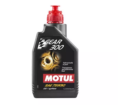 Motul 105777 Gear 300 Gear Box Oil - 75W90 - 1L. • $29.12