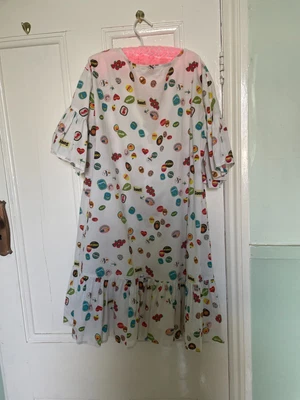 $44 • Buy Gorman Organic Fruit Sticker Dress Size 10 (10-12)  Please Read Description. 