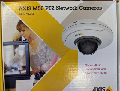$799 • Buy NEW Axis M5065 1080p Z-Wave Network PTZ Camera