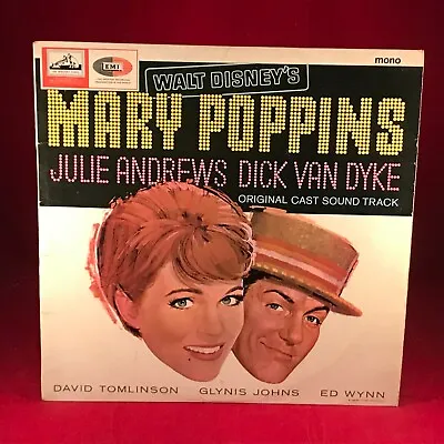 DISNEY Mary Poppins 1964 UK Vinyl LP EXCELLENT CONDITION Film Soundtrack OST • £42.90