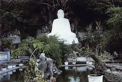 Vintage Color Photo 1999 Marble Mountain Da Nang Vietnam Buddha #11 • $4