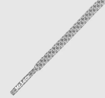 Laces Mr Lacy Ropies Round Fashion Shoelaces Rope Lace Grey White • £9.48