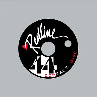 Redline - Compact Disc 80's BLACK Chainwheel Decal - Old School Bmx • $22