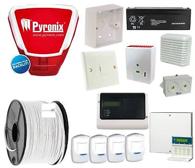 £1049.99 • Buy Supply And Install Wired Gsm Auto Dialler Burglar Alarm System & Live Bell Box