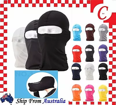 $5.97 • Buy Full Hat Face Mask Bike Motorcycle Biker Head Neck Balaclava Sun Protection 