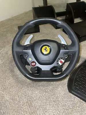 Thrustmaster Racing Wheel Ferrari 458 Italia  Racing Wheel For XBOX 360 • $30