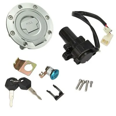 Ignition Switch Lock Fuel Gas Cap Key Set Fit Yamaha FZ6R FZ8 YZF R1 YZF R6 • $29.89