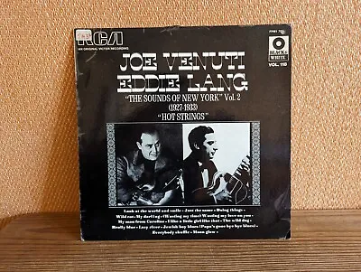 LP Joe Venuti & Eddie Lang – The Sounds Of New York Vol. 2 Hot Strings (VG) 1974 • £5
