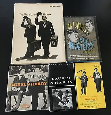 5 Laurel & Hardy Books William K. Everson John Mccabe Hc & Pbs Exc Cond. • £16.07