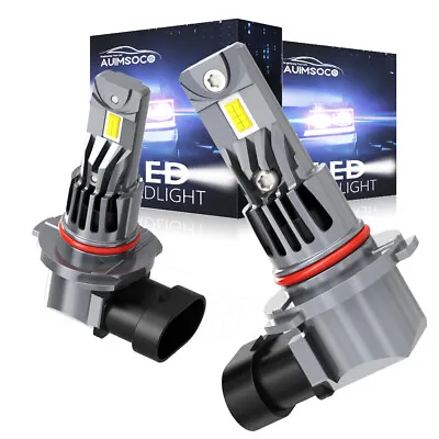 2x 9012 HIR2 LED Headlight Bulbs Conversion Kits 6000K White Hi Low Beam Bulb • $53.99