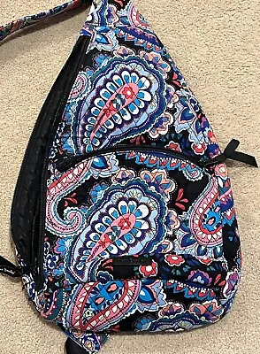 Vera Bradley Essential Sling Backpack Haymarket Paisley Small/Medium. EUC • $17.99