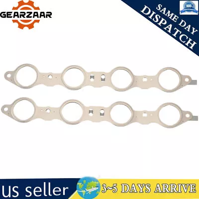 LS Steel MLS Exhaust Manifold Header Gaskets LS1 LS3 LQ4 LM7 4.8 5.3 5.7 6- 6.2 • $9.99