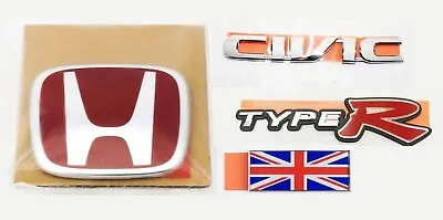 Genuine Honda Civic 3D Hatchback EP3 Type R Rear Emblems Badge Set Of 4 JDM F/S* • $185