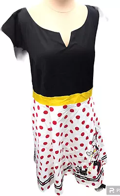 Disney Parks The Dress Shop Minnie Mouse Figaro Red Dots Women's Dress  Size 2XL • $71.99