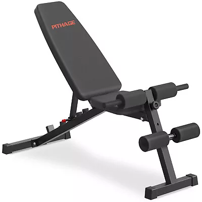 Foldable & Adjustable Workout Bench For Home Gym Strength Training • $59.99