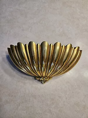 Vintage Syroco 4246 Wall Pocket Planter Gold - Dated 1962 • $25