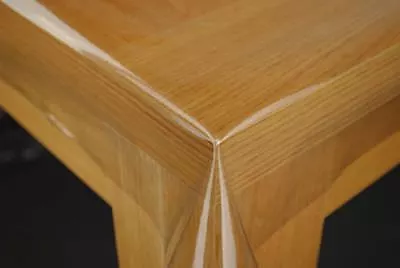 £9.99 • Buy Crystal Clear PVC Vinyl Fabric Tablecloth Plastic Table Protector