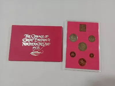 Coinage Of Great Britain & Northern Ireland 1973 British Coin Set Sealed Fc21#5 • £22.95