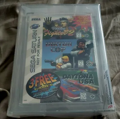 New Sega Saturn Virtua Fighter 2 Virtua Cop Daytona USA 3 Pack Graded CAS 80+  • $269.95