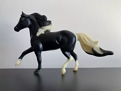 Breyer Traditional Model Horse MIDNIGHT TANGO #467 Miniature Horse Black Pinto • $19.99