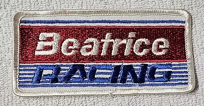 Vintage Beatrice Racing Embroidered Jacket Hat Patch 5 ×2  Nascar Motor Race Car • $16.99