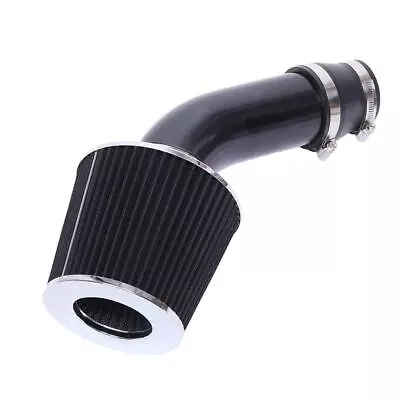 Black 3  Diameter Cold Air Intake Induction Hose Pipe Kit With Filter Universal • $29.24