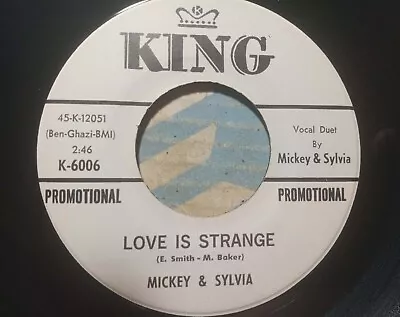 Mickey & Sylvia - Love Is Strange / Darling - King 6006 - Promo 🔊 • $19.99