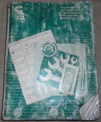 Cummins B3.9 B4.5 B4.5 Rgt B5.9 Service Troubelshooting & Repair Manual 3666087 • $109.99