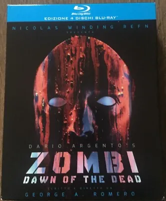 Zombi Dawn Of The Dead 1978 4 Disc Blu Ray Limited Edition Rare Oop Import • £19.99