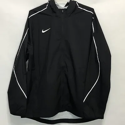 New Nike Men’s XL Woven Hooded Lightweight Reflective Running Jacket AJ3654-010 • $154.10