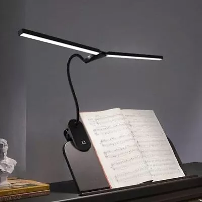 Led Music Stand Lights Clip On Rechargeable Battery Operated Piano Light For ... • $33.23