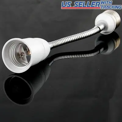 5X 8-Inch Light Bulb Extension Flexible Gooseneck Standard Medium Base E26 • $12.99