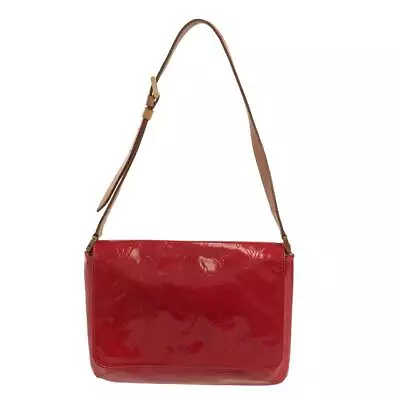 Auth LOUIS VUITTON Thompson Street M91094 Rouge Monogram Vernis - CA1919 • £495.66