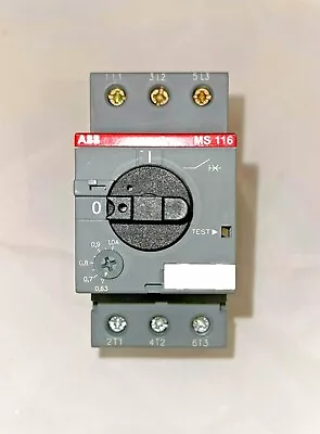 Abb Manual Motor Starter 0.63-1a Thermal / Magnetic 690v 3 Pole Ms116-1.0 • $27.27