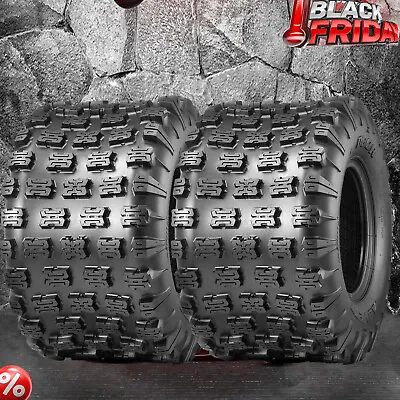 Set Of 2 20x11-8 ATV Tires Sport Quad 6Ply 20x11x8 Tubeless Replace Front Rear • $119.99