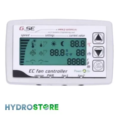 GSE LCD EC Fan Controller (for Two External Fans). Hydroponics. • £189.95