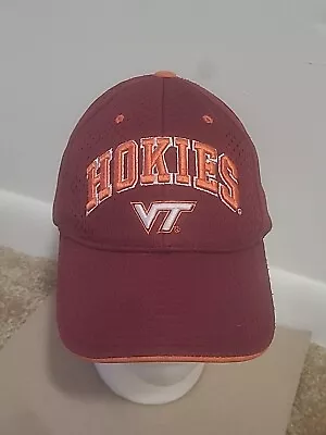 Vintage Maroon Virgina Tech Hokies Baseball Cap Adjustable  Xtreme Fanz PreOwnd • $10