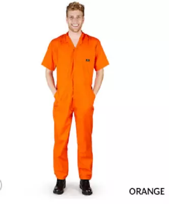 Short Sleeve Coverall Jumpsuit Boilersuit Protective Work Gear XS To 4XL • $30.99