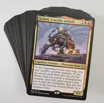 MTG Commander Kethek Crucible Goliath Custom 100 Card EDH Deck With Rares • $19.99