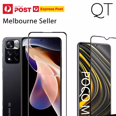$6.99 • Buy For Xiaomi POCO X5 M5 F3 F5 GT X3 Pro Full Tempered Glass Screen Protector/Film